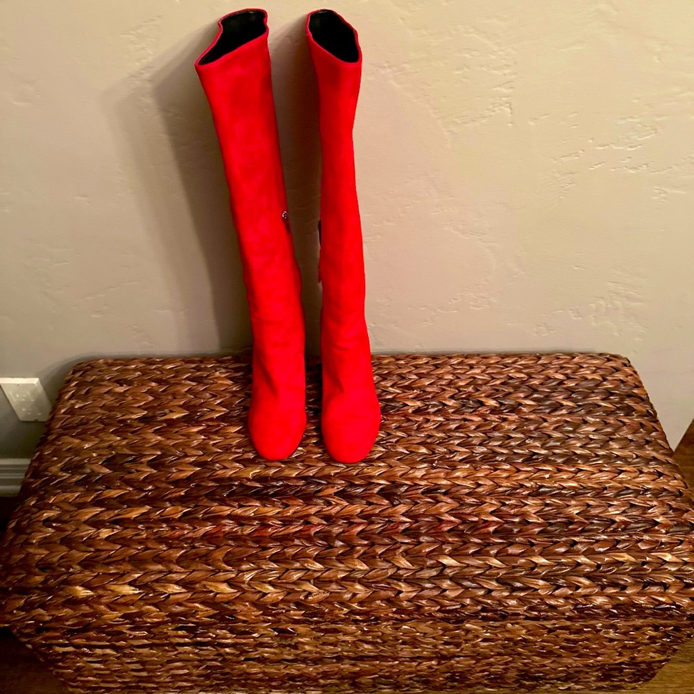 Via Spiga boot , size 7.5 beautiful red new without box , never used .